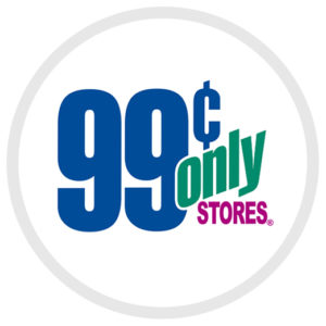 99 Cents Only Stores use our retail store display fixture and display shelves.